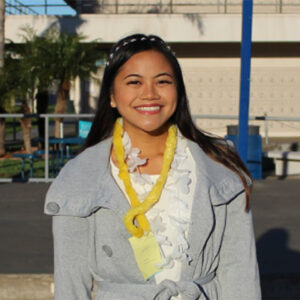 Roselyn Romero, Seymour South Central finalist 2017-18. Channel Islands HS, Chapter 796, CSF Adviser Terrie Romines.
