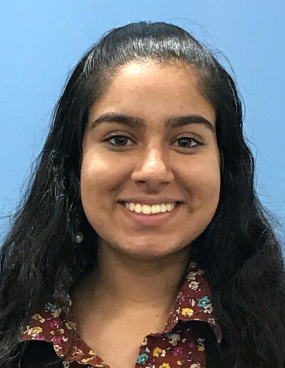 Seymour Central Coast 2018-19 Recipient Amisha Wadwha, Chapter 743 Westmont High School, Adviser Richard Carmona