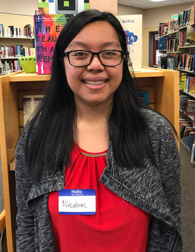 Seymour North 2019 Finalist Nicabec Casido, Clear Lake High School Chapter 269, Adviser Elisa Prather