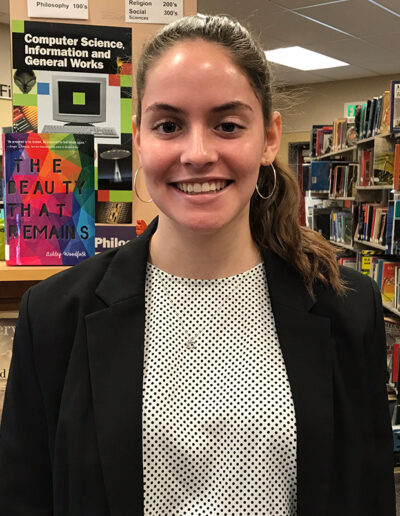 Seymour North 2019 Finalist Taylor Froomin, Del Oro High School Chapter 656, Adviser Anna Luci