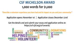 Michelson Award graphic 2019