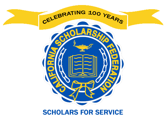 Celebrating 100 years Scholars for Service CSF logo