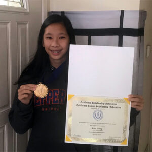 Lani Young, Chapter 330 CJSF Adams Middle School, Adviser Erika Ingerson