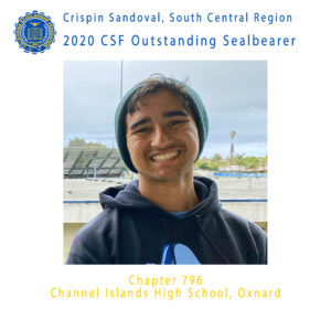 Crispin Sandoval, 2020 Outstanding Sealbearer South Central Region
