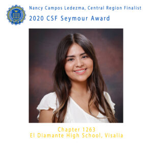 Nancy Campos Ledezma, 2020 CSF Seymour Award Central Region Finalist