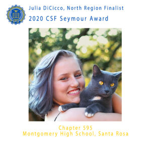Julia DiCicco, 2020 CSF Seymour Award North Region Finalist