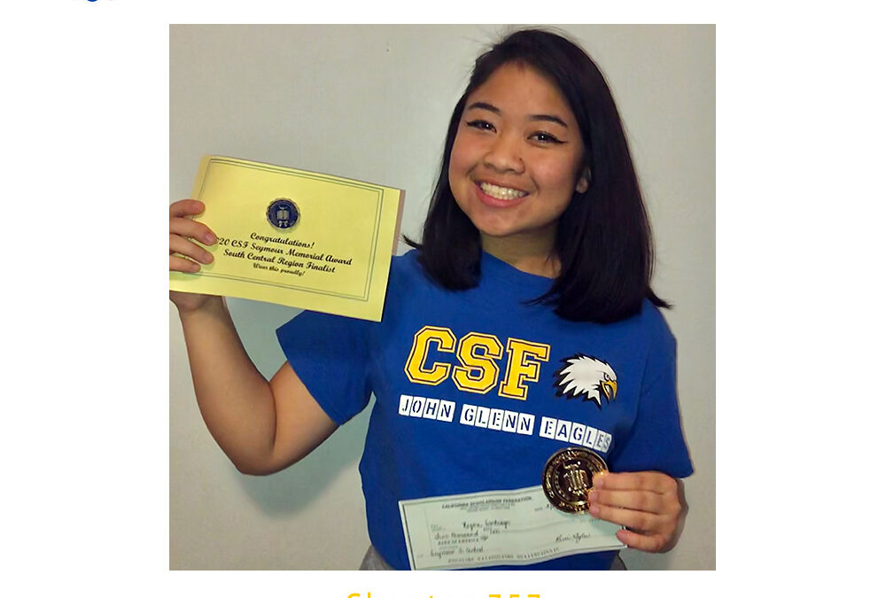 Regine Santiago, 2020 CSF Seymour Award South Central Region Finalist