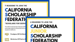 CSF and CJSF recruiting posters 0 Horizon Charter Schools
