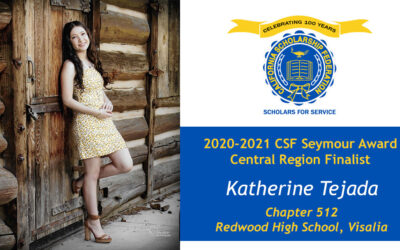 Katherine Tejada Seymour Award 2020-2021 Central Region Finalist