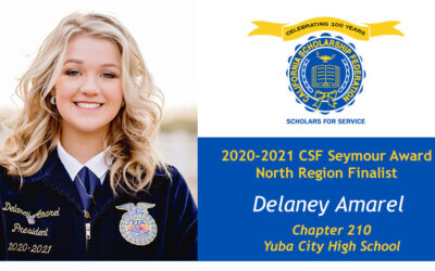 DELANEY AMAREL SEYMOUR AWARD 2020-2021 NORTH REGION FINALIST