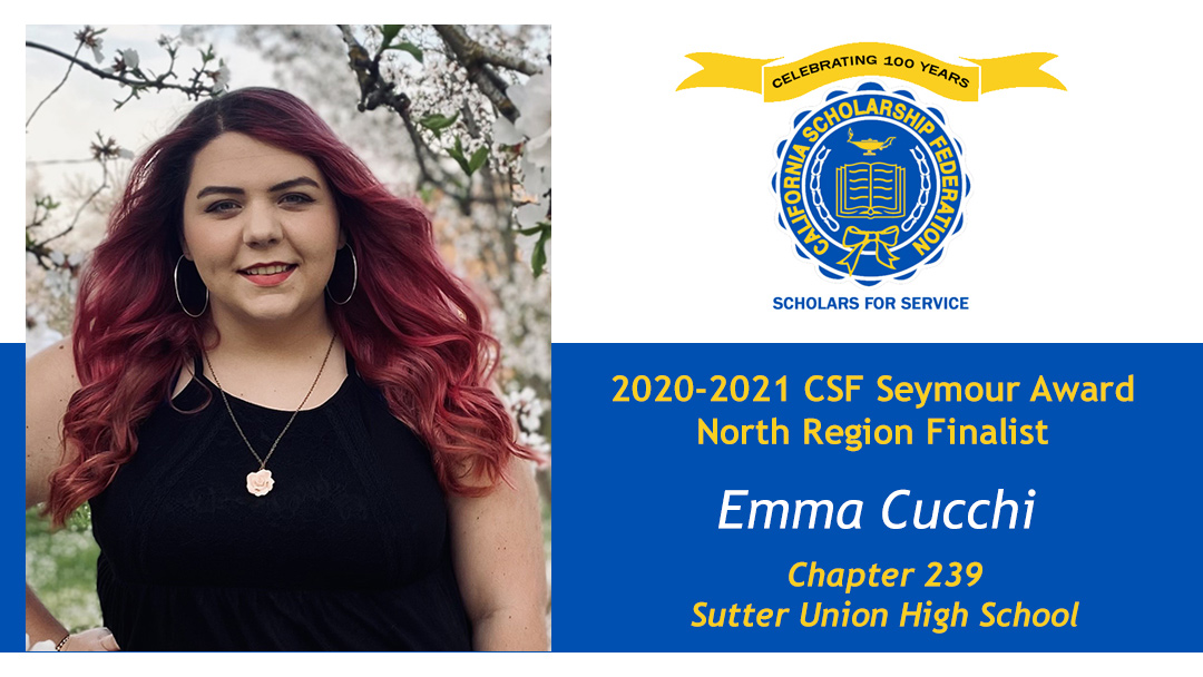 Emma Cucchi Seymour Award 2020-2021 North Region Finalist