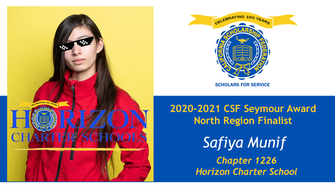 Safiya Munif Seymour Award 2020-2021 North Region Finalist