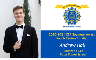 Andrew Hall Seymour Award 2020-2021 South Region Finalist