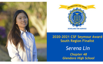 Serena Lin Seymour Award 2020-2021 South Region Finalist