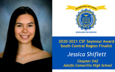 Jessica Shiflett Seymour Award 2020-2021 South Central Region Finalist