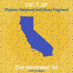 CSF/CJSF Dues are due by November 1st