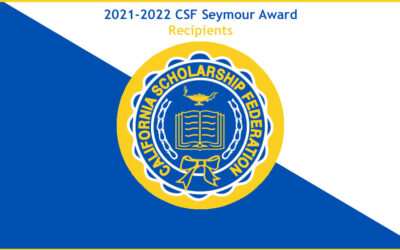 Congratulations 2021-2022 Seymour Award Recipients!