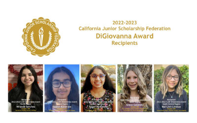 DiGiovanna Essay Contest Award 2022-2023 Recipients