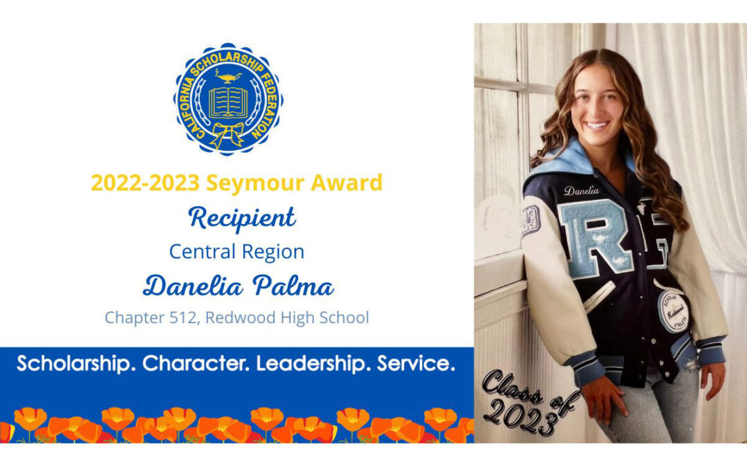 Danelia Palma, 2022-2023 CSF Seymour Award Central Region Recipient