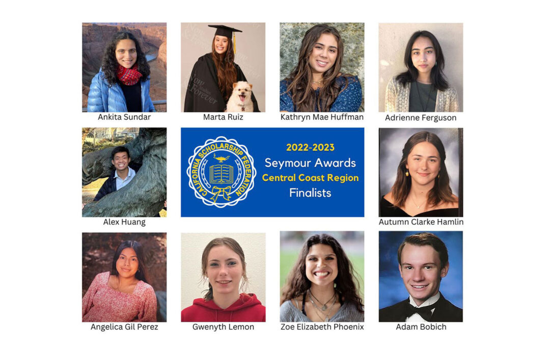 2022-2023 SEYMOUR AWARDS CENTRAL COAST REGION FINALISTS