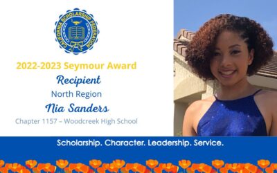 2022-2023 SEYMOUR AWARD NORTH REGION RECIPIENT – NIA SANDERS