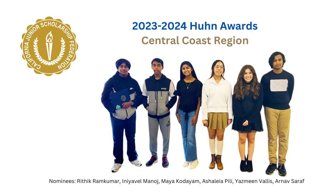 CJSF 2023-2024 Central Coast Huhn Award Nominees