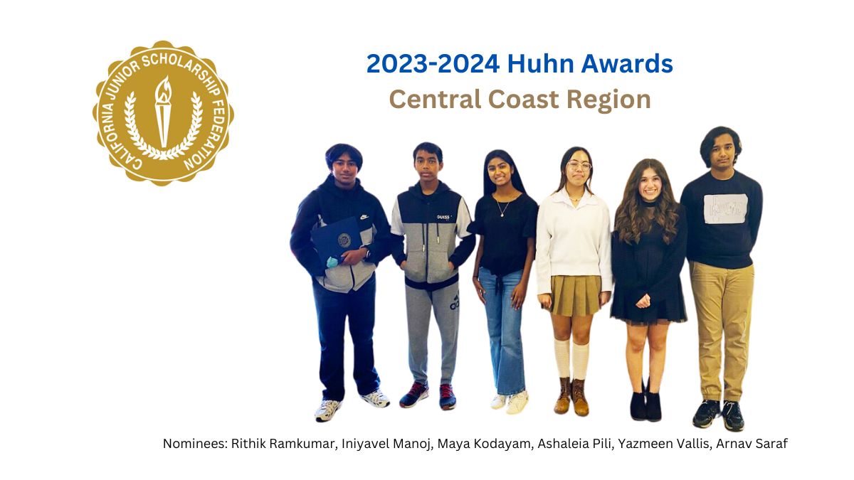 CJSF 2023-2024 Central Coast Huhn Award Nominees