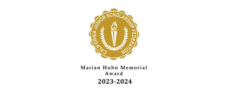 CJSF Marian Huhn Memorial Award 2023-2024