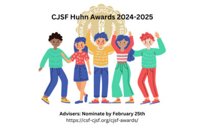 Steps to nominate for the CJSF Huhn Award