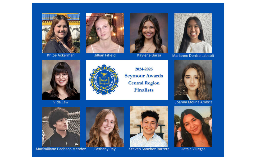 2024-2025 SEYMOUR AWARDS CENTRAL REGION FINALISTS