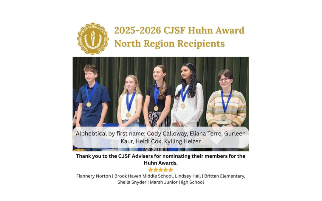 CSF Announces the 2025–2026 CJSF Huhn Award North Region Recipients