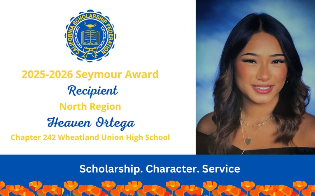 Heaven Ortega, 2025–2026 Seymour Award North Region Recipient