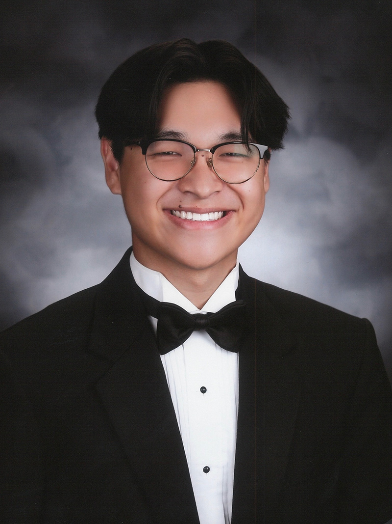 Joshua Wu, 2025-2026 Seymour Award Central Coast Region Finalist