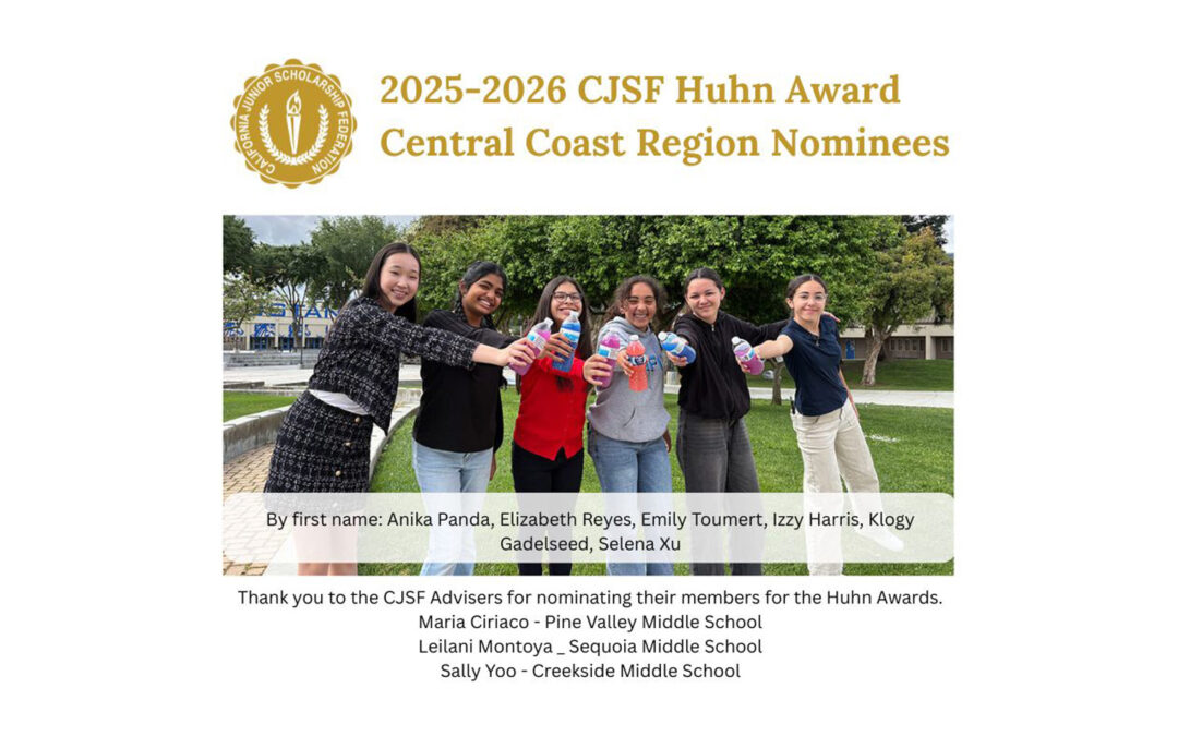 CSF Announces the 2025–2026 CJSF Huhn Award Central Coast Region Nominees