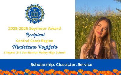CSF Congratulates Madeleine Roytfeld, the 2025–2026 Seymour Award Central Coast Region Recipient