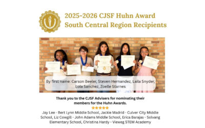 CSF Announces the 2025–2026 CJSF Huhn Award South Central Region Recipients