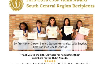 CSF Announces the 2025–2026 CJSF Huhn Award South Central Region Recipients