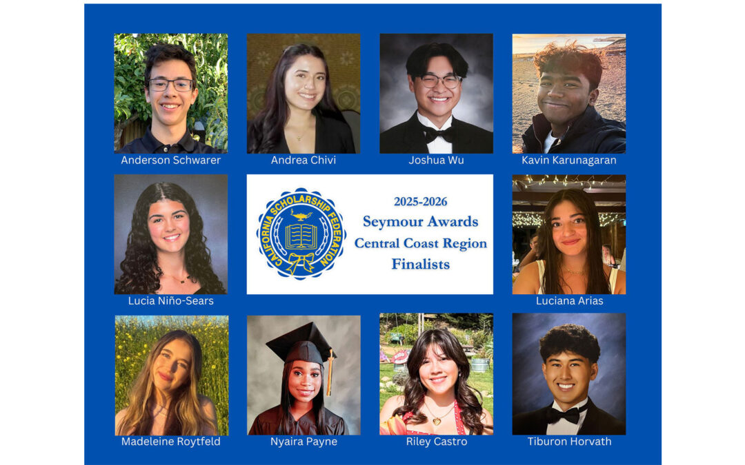 CSF 2025–2026 Seymour Award Central Coast Region Finalists