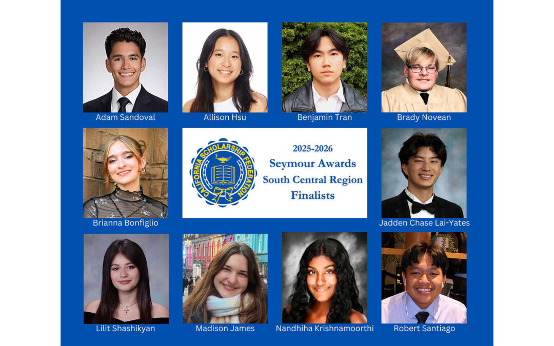CSF 2025–2026 Seymour Award South Central Region Finalists